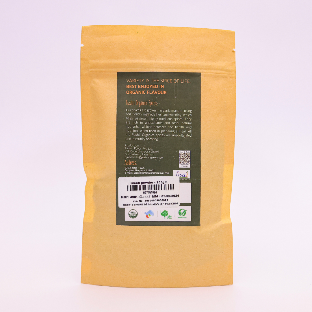 Black Pepper Powder - PushtiOrganics Black Pepper Powder - PushtiOrganics
