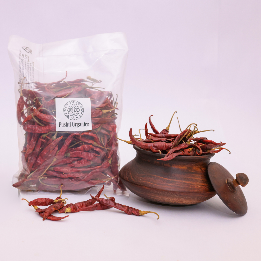 Red Chilli Whole - PushtiOrganics Red Chilli Whole - PushtiOrganics