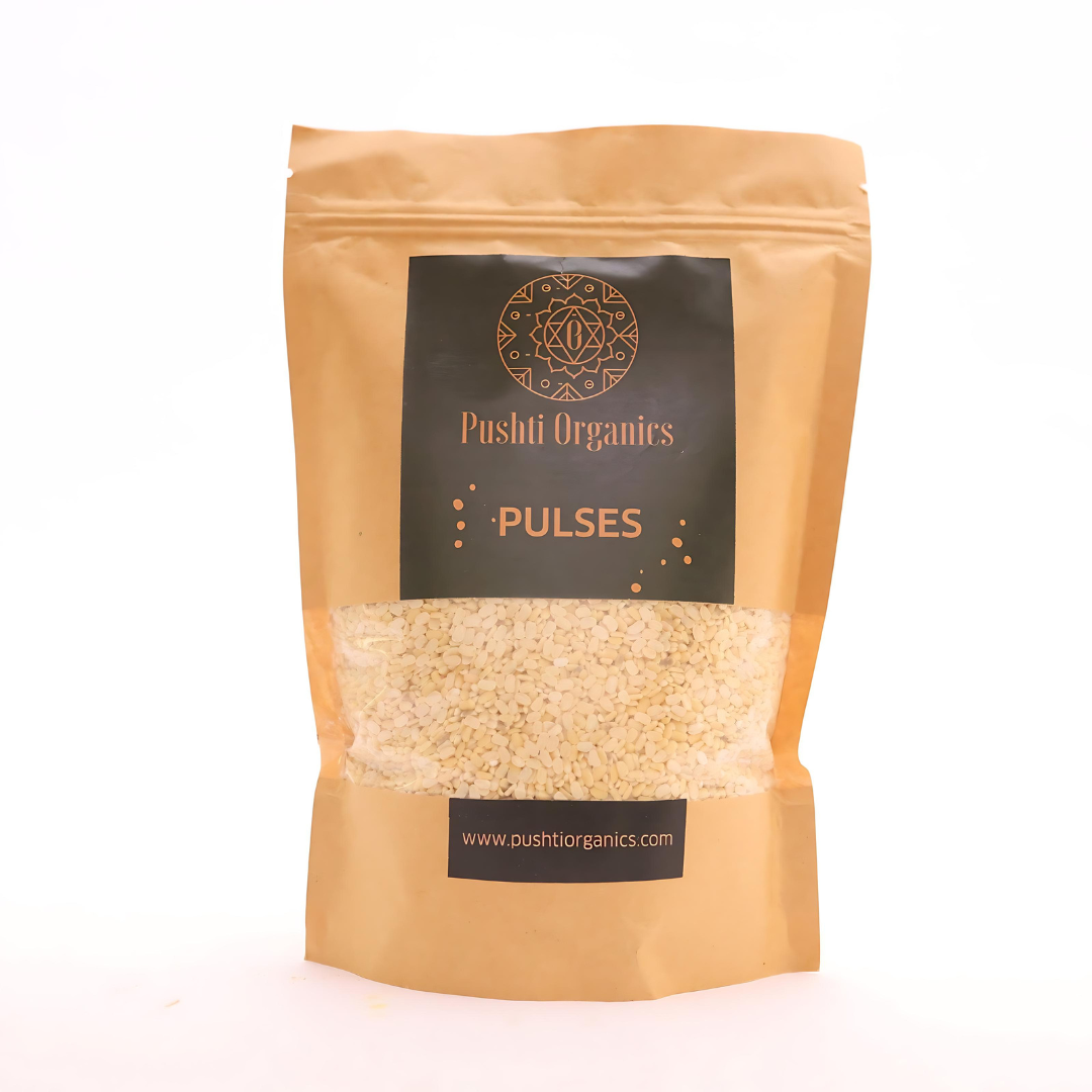 Moong Dhuli / 500gm - PushtiOrganics Moong Dhuli / 500gm - PushtiOrganics