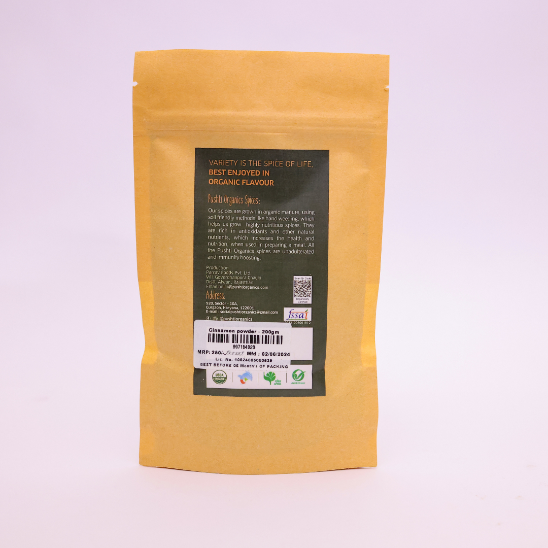 Cinnamon Powder - PushtiOrganics Cinnamon Powder - PushtiOrganics