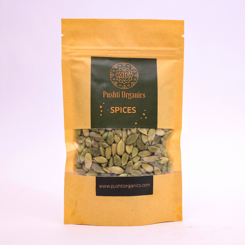 Green Cardamom - PushtiOrganics Green Cardamom - PushtiOrganics