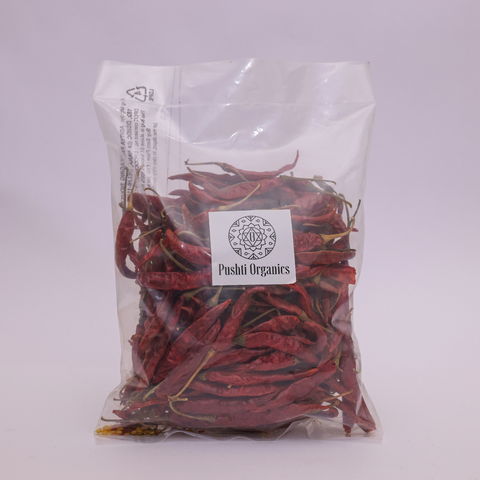 Red Chilli Whole - PushtiOrganics Red Chilli Whole - PushtiOrganics