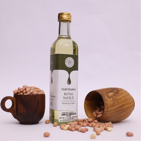 Ground Nut Oil - PushtiOrganics Ground Nut Oil - PushtiOrganics