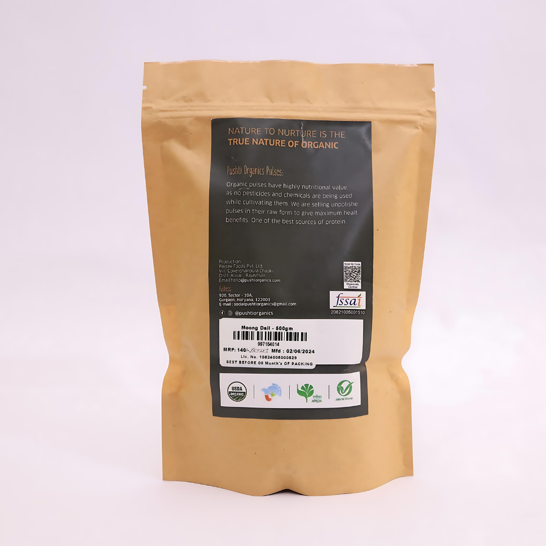 Moong Daal - PushtiOrganics Moong Daal - PushtiOrganics