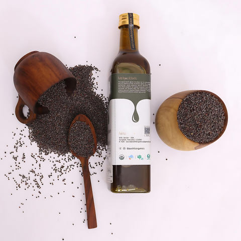 Mustard Oil - PushtiOrganics Mustard Oil - PushtiOrganics