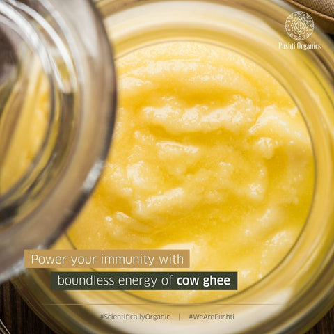 A2 Ghee (Desi Sahiwal Cow Ghee) - PushtiOrganics A2 Ghee (Desi Sahiwal Cow Ghee) - PushtiOrganics