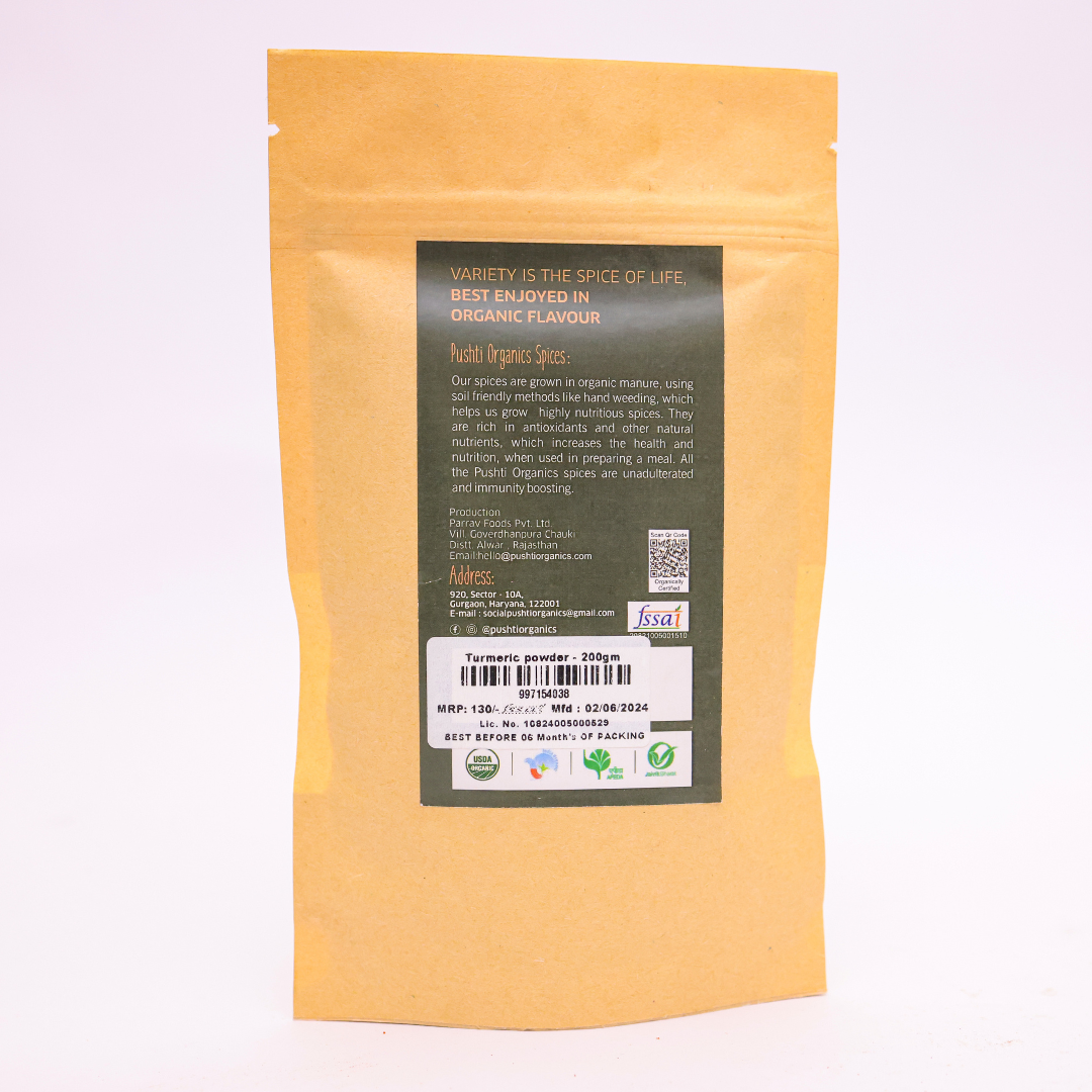 Turmeric Powder - PushtiOrganics