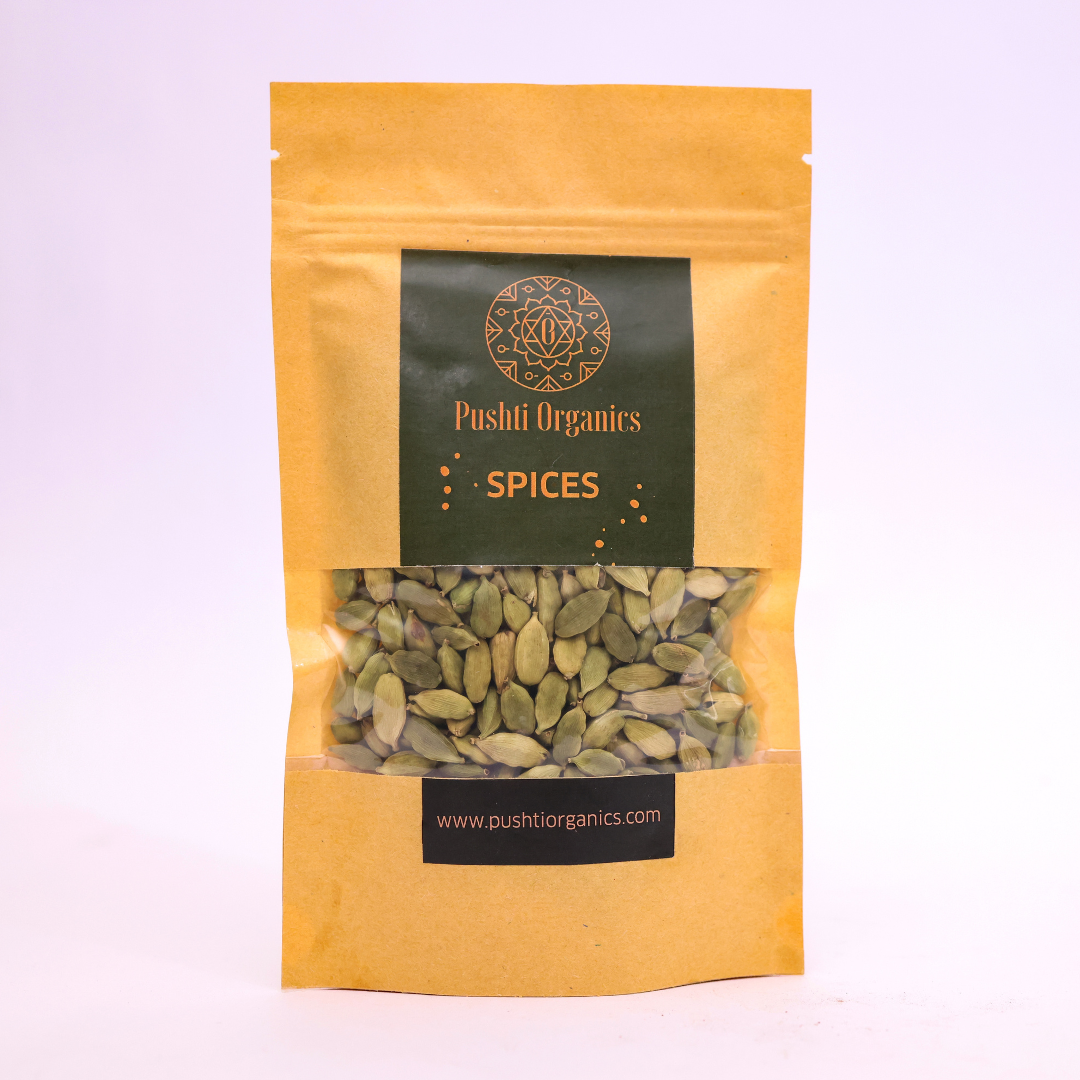 Green Cardamom - PushtiOrganics