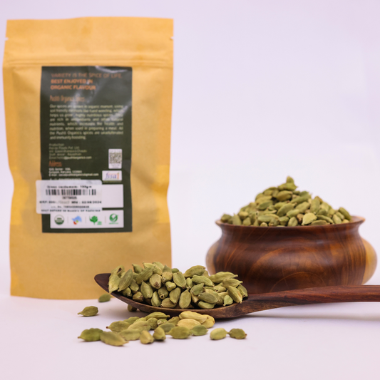 Green Cardamom - PushtiOrganics