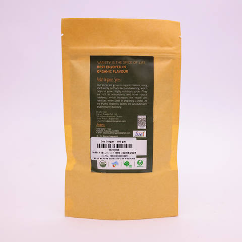 Dry Ginger Powder - PushtiOrganics