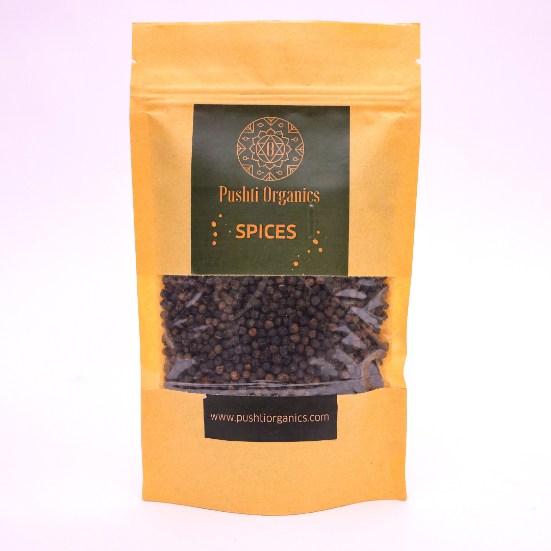 Black Pepper Whole - PushtiOrganics