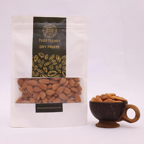 Organic Almonds - PushtiOrganics