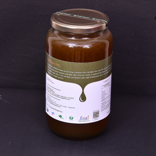 Raw Multi-Flora Unfiltered Honey - PushtiOrganics