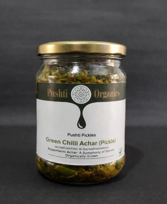 Green Chilli Achar (Pickle)