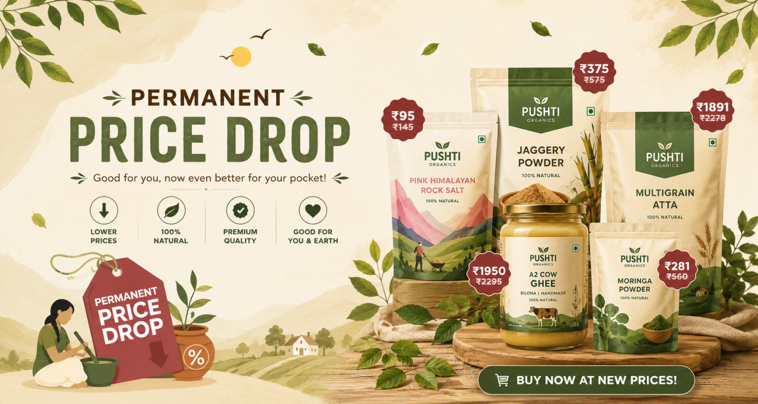 Pushti Organics promo