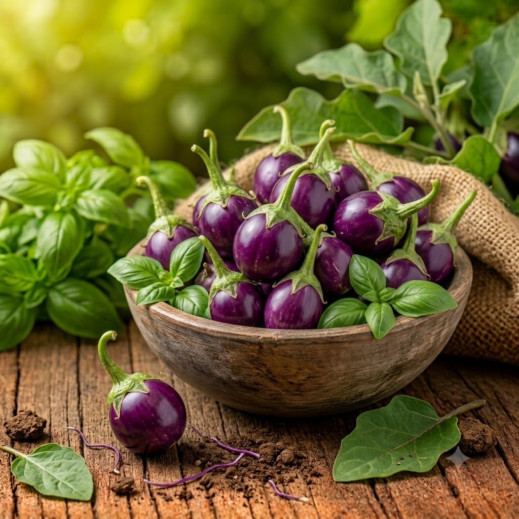 Brinjal Small (Small Eggplant)