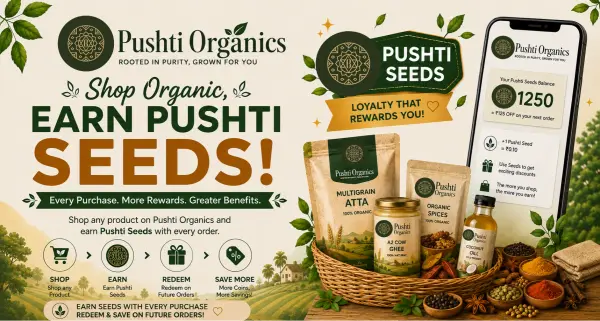 Pushti Organics promo